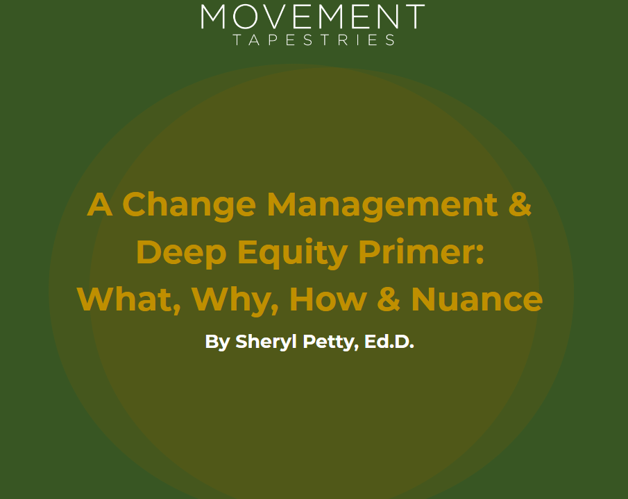 Cover - A Change Management Primer